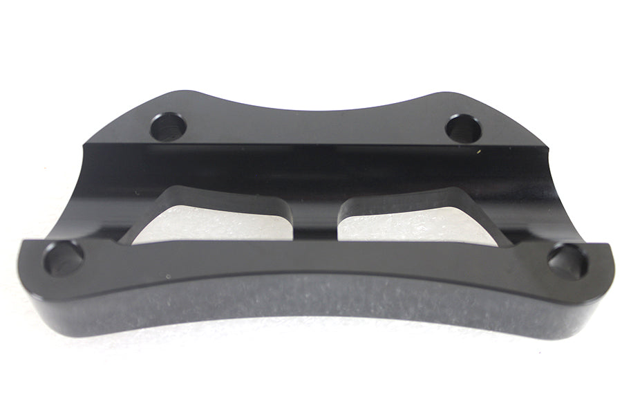 V-Twin Black Cutout Design Riser Top Clamp for Harley Davidson XL Models - Part 63695B
