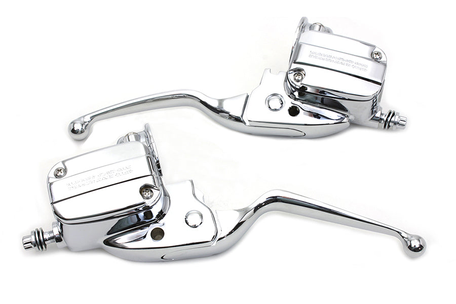 V-Twin Handlebar Control Kit Chrome with Hydraulic Clutch - Part 77515