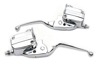 V-Twin Handlebar Control Kit Chrome with Hydraulic Clutch - Part 77515