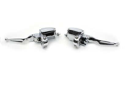 V-Twin Handlebar Control Kit Chrome with Hydraulic Clutch - Part 77515