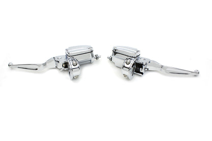 V-Twin Handlebar Control Kit Chrome with Hydraulic Clutch - Part 77515