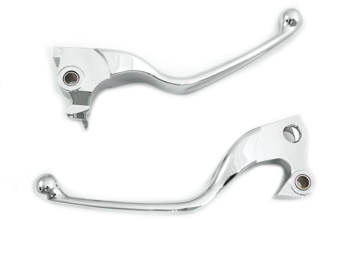 V-Twin Chrome Hand Lever Assembly for Harley Davidson XL Models – Part 77516