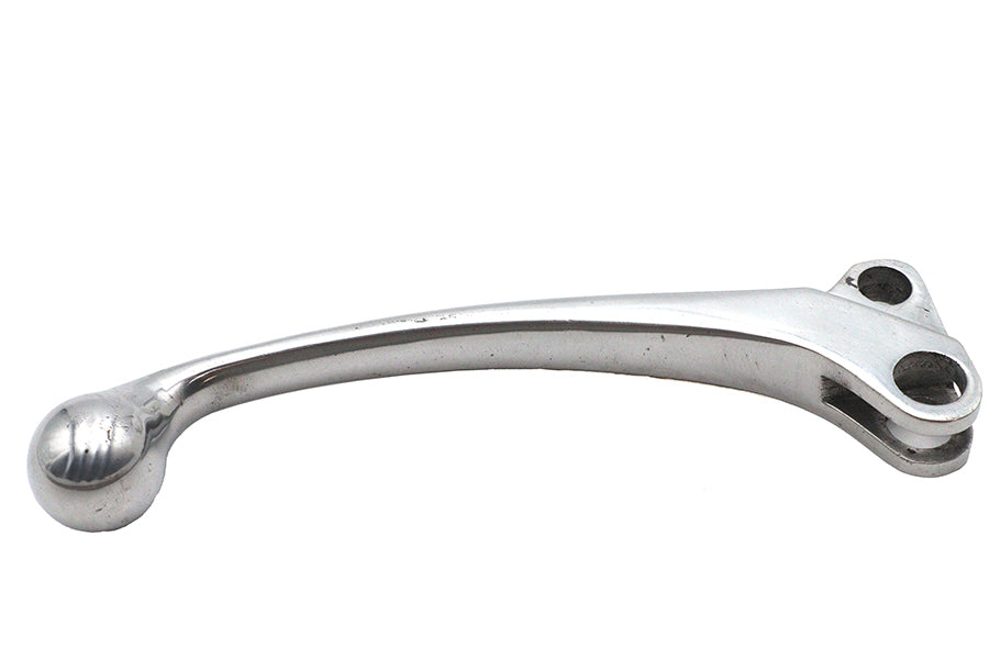 V-Twin Polished Hand Lever with Ball End for Harley Davidson FL 1941-1950, Part Number 1M273