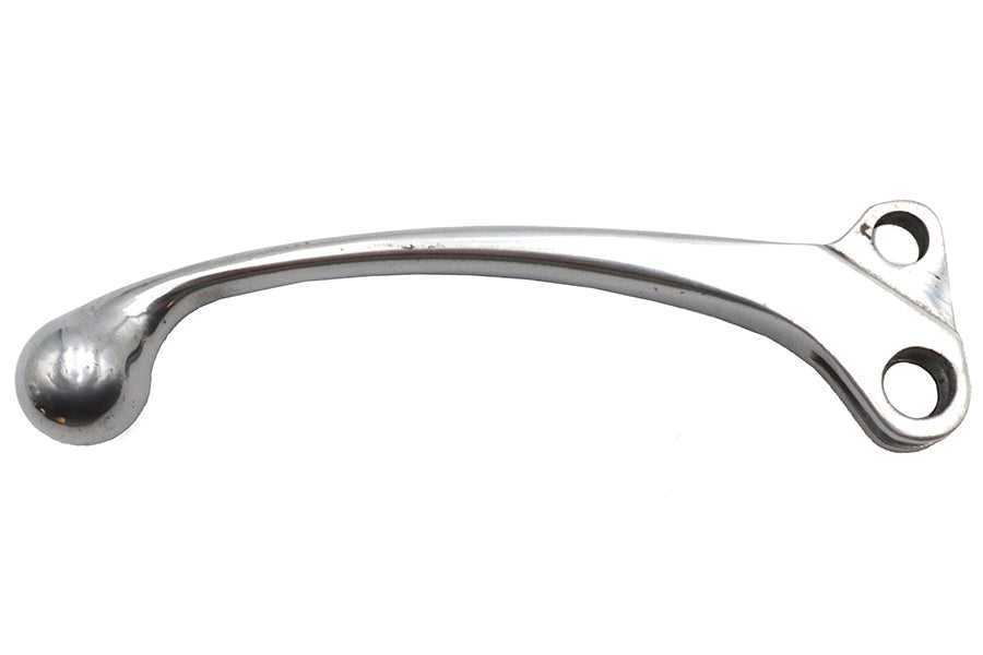 V-Twin Polished Hand Lever with Ball End for Harley Davidson FL 1941-1950, Part Number 1M273