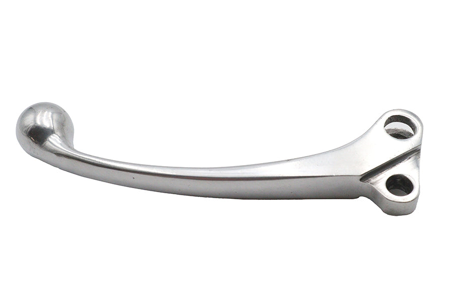 V-Twin Polished Hand Lever with Ball End for Harley Davidson FL 1941-1950, Part Number 1M273