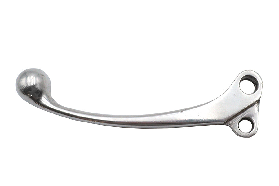 V-Twin Polished Hand Lever with Ball End for Harley Davidson FL 1941-1950, Part Number 1M273