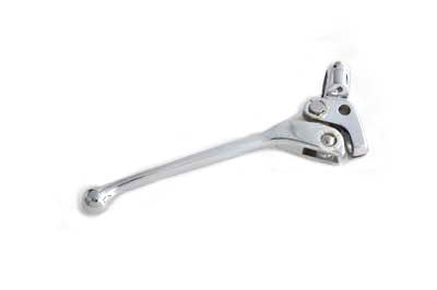 V-Twin Chrome Clutch Hand Lever Assembly for Harley Davidson FL and FX Models, Part 19035