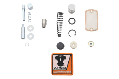 V-Twin Handlebar Master Cylinder Rebuild Kit for Harley Davidson FL Models