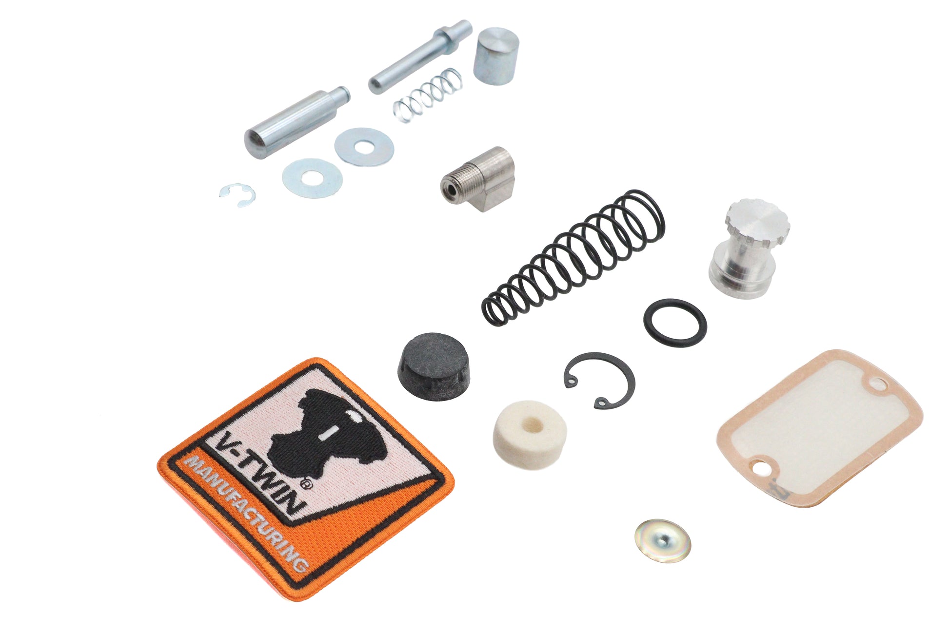 V-Twin Handlebar Master Cylinder Rebuild Kit for Harley Davidson FL Models