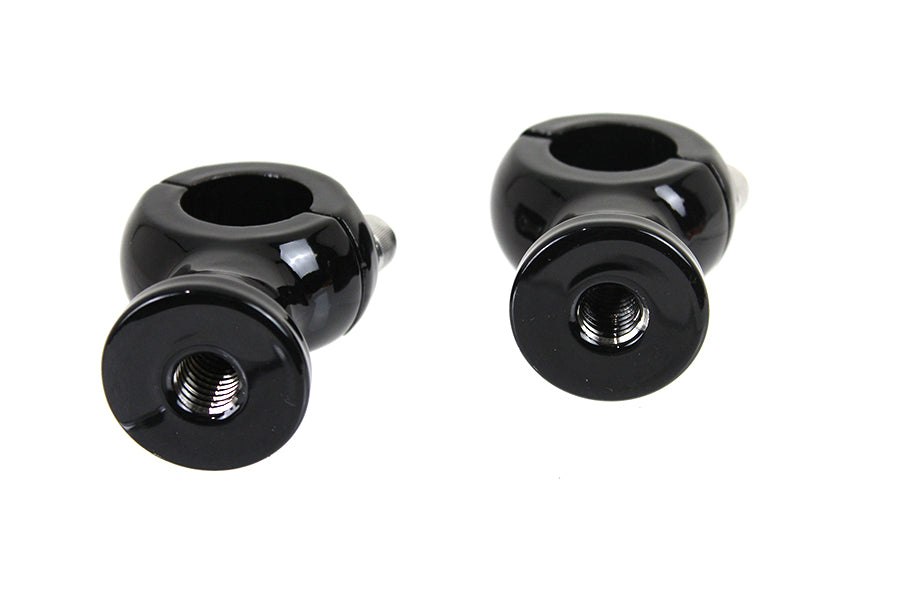 V-Twin Black 1 inch x 1-3/4 inch Riser Set with 1/2 inch-13 Mounting Bolts