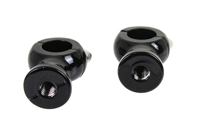 V-Twin Black 1 inch x 1-3/4 inch Riser Set with 1/2 inch-13 Mounting Bolts