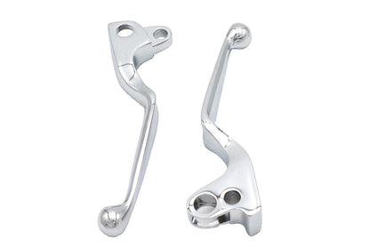 V-Twin Chrome Wide Hand Lever Set for Harley Davidson FL Models (1972-1981) Part #07-0562/3