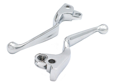V-Twin Chrome Wide Hand Lever Set for Harley Davidson FL Models (1972-1981) Part #07-0562/3