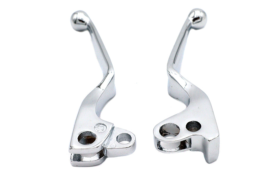 V-Twin Chrome Wide Hand Lever Set for Harley Davidson FL Models (1972-1981) Part #07-0562/3