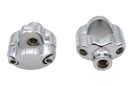 V-Twin 1-1/4 inch Riser Kit Chrome for Harley Davidson FXST (2007-2016)