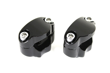 V-Twin 1-1/4 Inch Riser Kit Black for Harley Davidson FXST