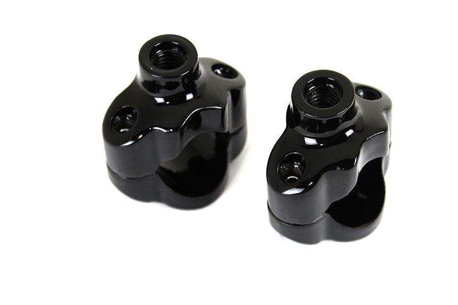 V-Twin 1-1/4 Inch Riser Kit Black for Harley Davidson FXST