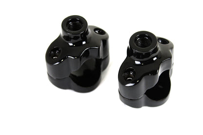 V-Twin 1-1/4 Inch Riser Kit Black for Harley Davidson FXST