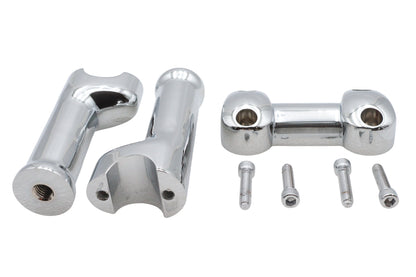 V-Twin 76831 5 inch Fat Riser Set for Harley Davidson FXDF Models