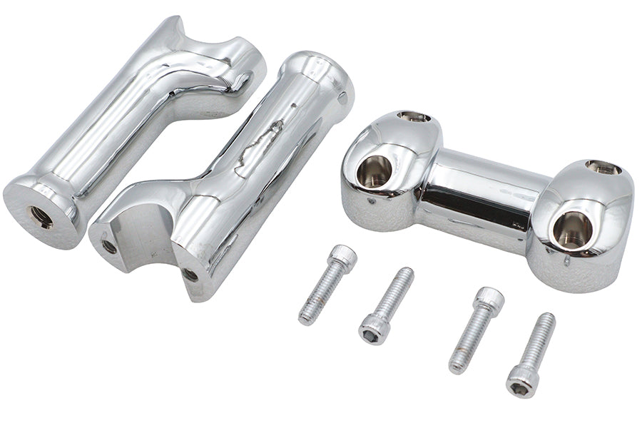 V-Twin 76831 5 inch Fat Riser Set for Harley Davidson FXDF Models