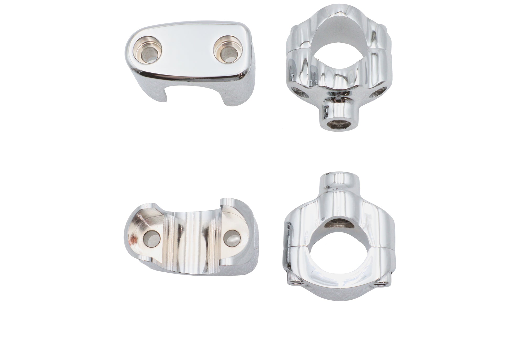V-Twin 1-1/4 inch Shorty Riser Set for Harley Davidson FXDWG Models