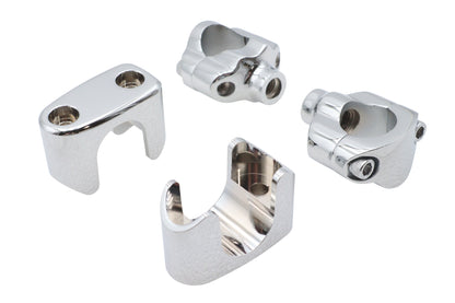 V-Twin 1-1/4 inch Shorty Riser Set for Harley Davidson FXDWG Models