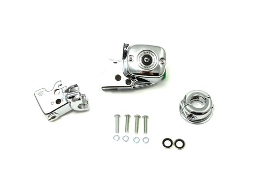 V-Twin Chrome Handlebar Control Cover Kit for Harley Davidson FXD (2008-2017)