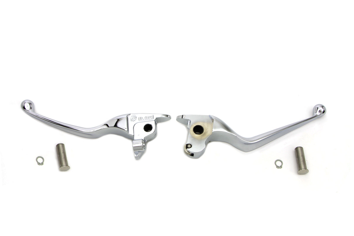 V-Twin Chrome Hand Lever Set for Harley Davidson FLT 2014-2016 with Hydraulic Clutch