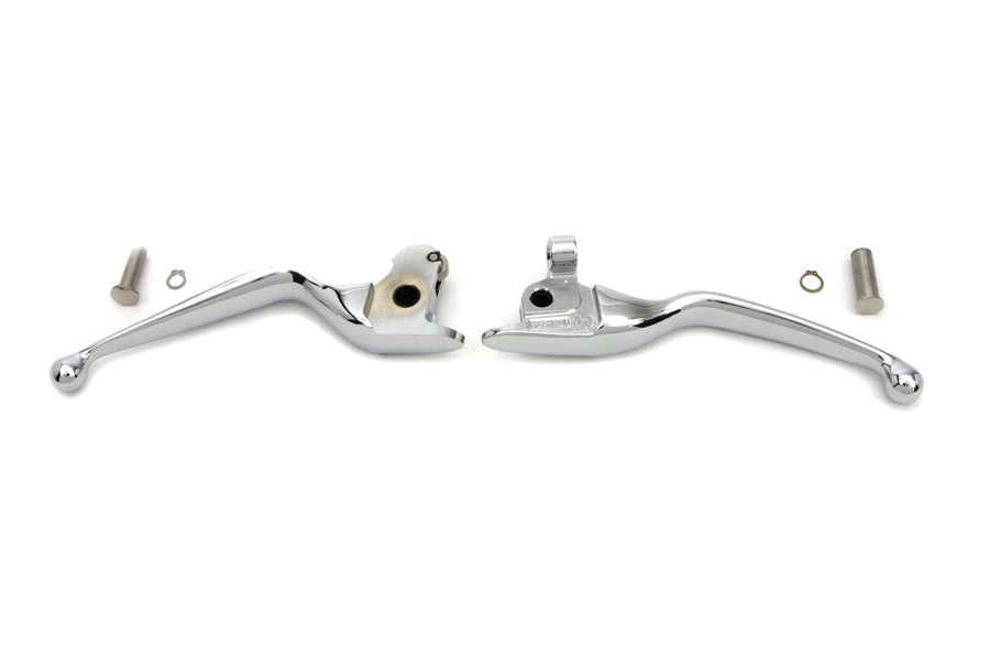 V-Twin Chrome Hand Lever Set for Harley Davidson FLT 2014-2016 with Hydraulic Clutch