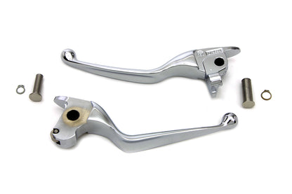 V-Twin Chrome Hand Lever Set for Harley Davidson FLT 2014-2016 with Hydraulic Clutch