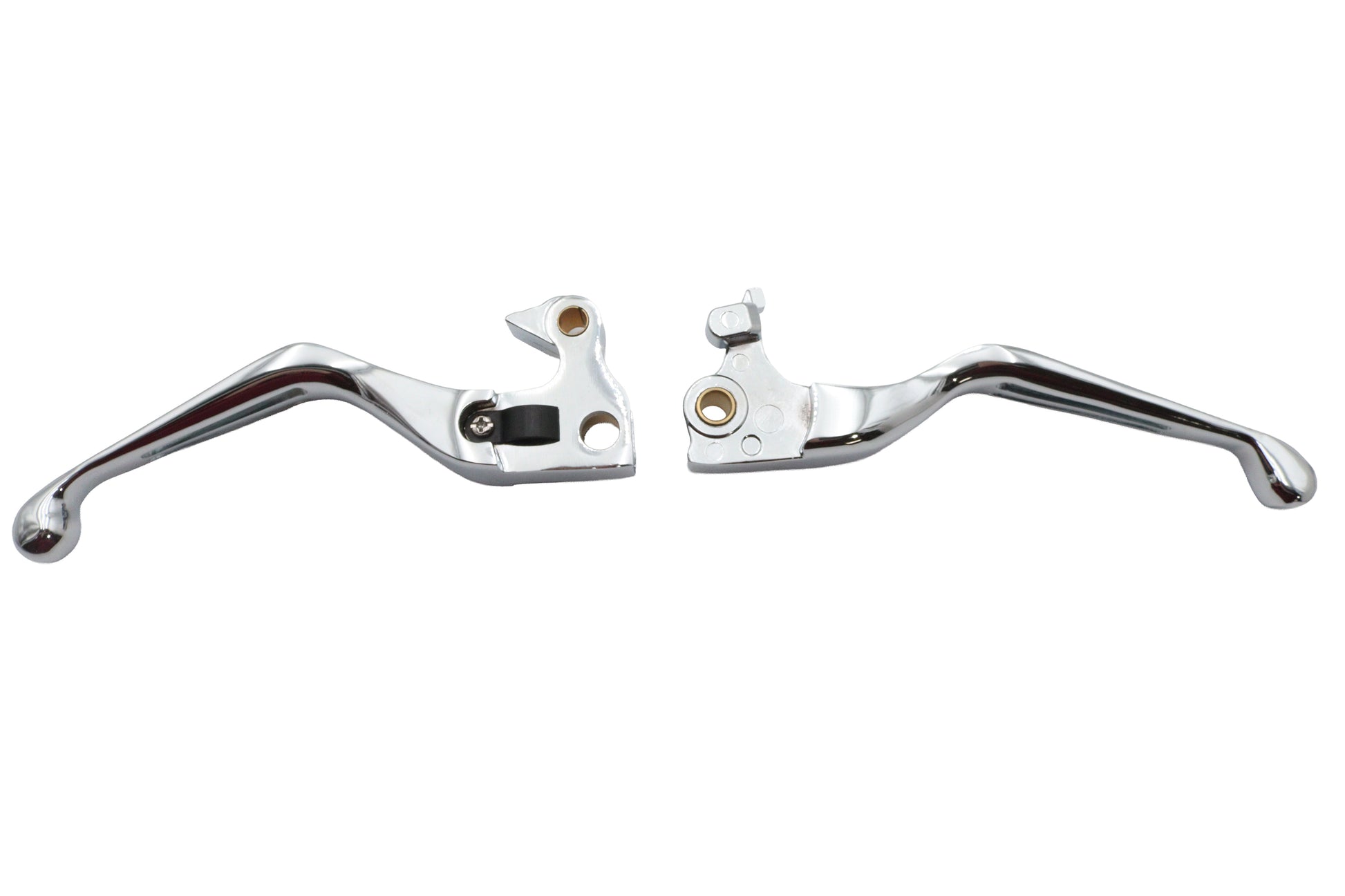 V-Twin Chrome Slotted Hand Lever Set Part H07-0582 for Harley Davidson XL (2007-2013)
