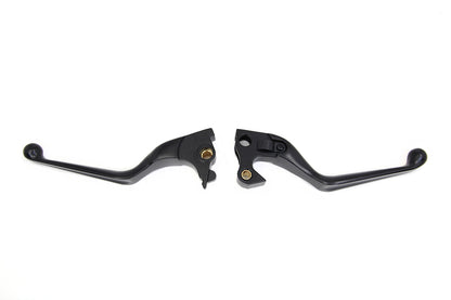 MCM Black Hand Lever Set for Harley Davidson XL Models (Part #053543)