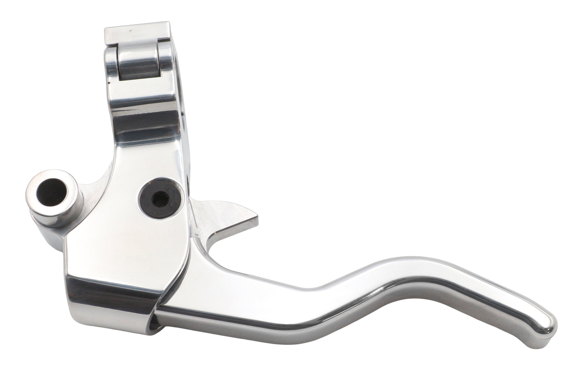 V-Twin Tamer Clutch Lever Assembly Polished for Harley Davidson XL and FXD Models