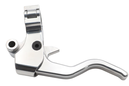 V-Twin Tamer Clutch Lever Assembly Polished for Harley Davidson XL and FXD Models