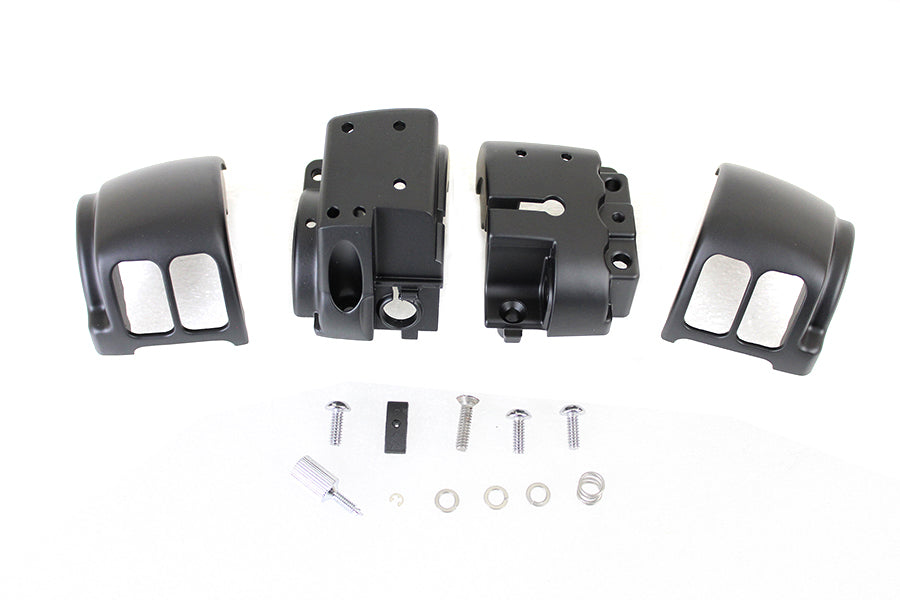 V-Twin Handlebar Control Switch Housing Kit for Harley Davidson FLST and FXST (Part #78015B)
