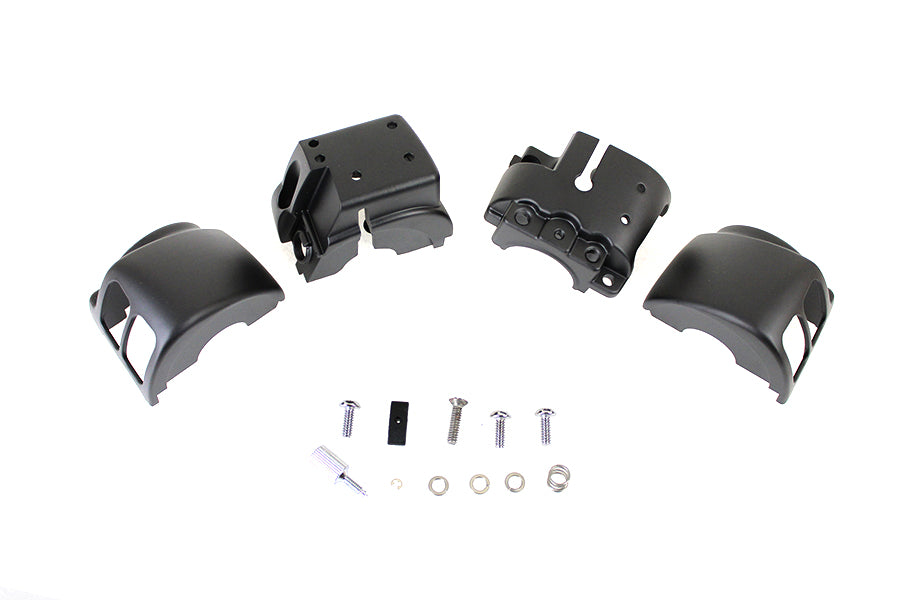 V-Twin Handlebar Control Switch Housing Kit for Harley Davidson FLST and FXST (Part #78015B)
