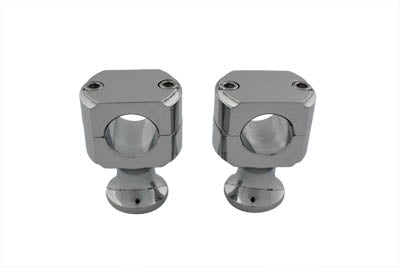 MCM Shorty Style Chrome Riser Set - Part No. 34-155