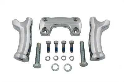 V-Twin 1 Inch Pullback Riser Set – 4.5 Inch for Harley Davidson FXST Models by V-Twin