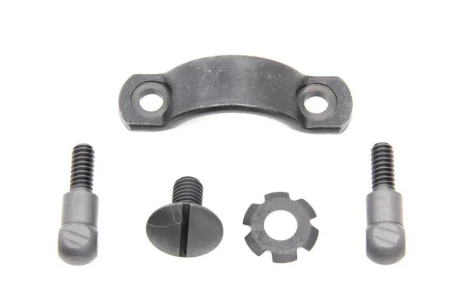 V-Twin Parkerized Brake Hand Lever Screw Kit for Harley Davidson EL & U Models by V-Twin