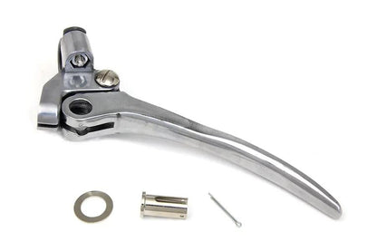 V-Twin Polished Hand Lever Assembly for Harley Davidson FL and UL Models (Part No. 07-0519BVT) by V-Twin