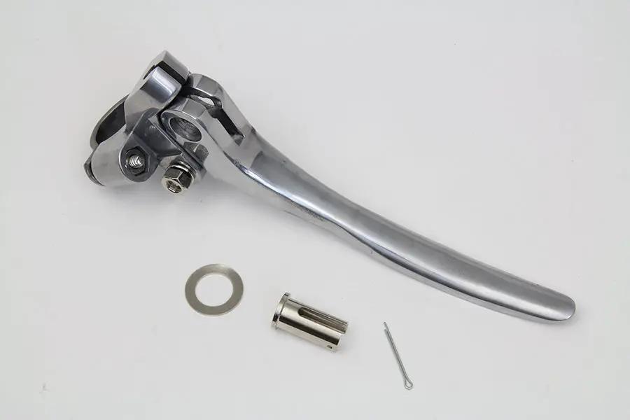 V-Twin Polished Hand Lever Assembly for Harley Davidson FL and UL Models (Part No. 07-0519BVT) by V-Twin
