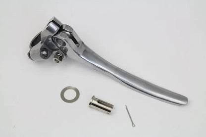 V-Twin Polished Hand Lever Assembly for Harley Davidson FL and UL Models (Part No. 07-0519BVT) by V-Twin