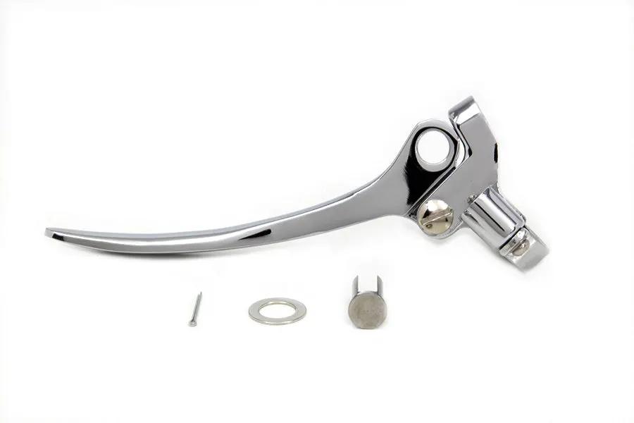 V-Twin Chrome Replica Brake Hand Lever Assembly for Harley Davidson FL & EL Models by V-Twin