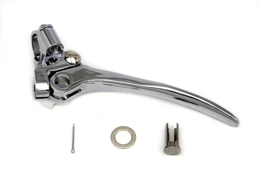 V-Twin Chrome Replica Brake Hand Lever Assembly for Harley Davidson FL & EL Models by V-Twin