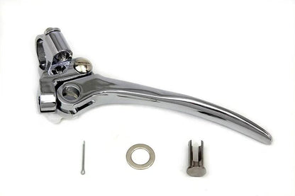V-Twin Chrome Replica Brake Hand Lever Assembly for Harley Davidson FL & EL Models by V-Twin