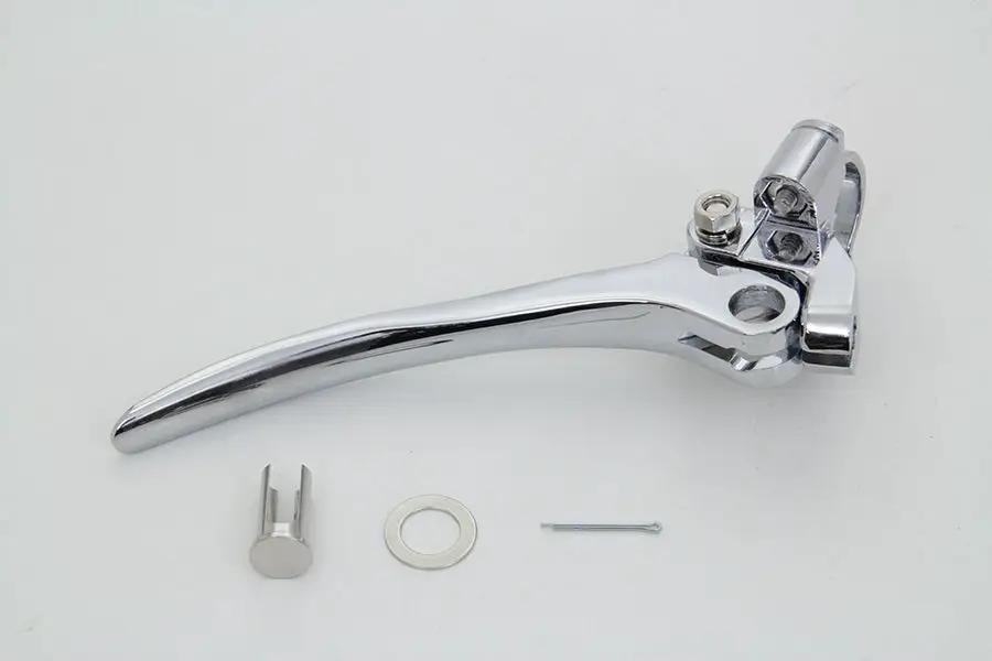 V-Twin Chrome Clutch/Brake Hand Lever Assembly for Harley Davidson FL Models - Part 07-0518 by V-Twin