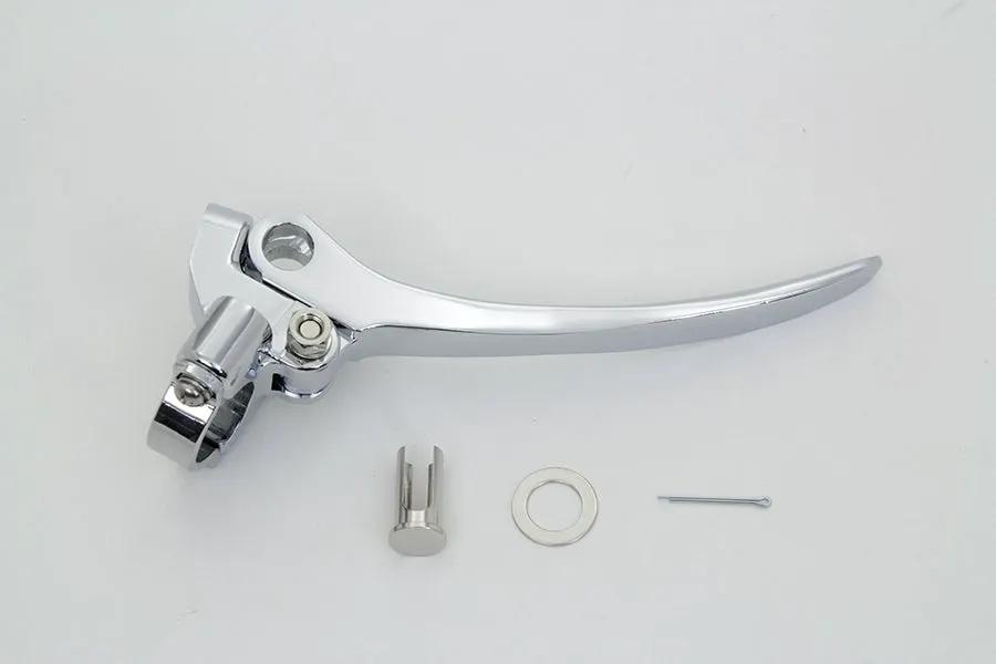 V-Twin Chrome Clutch/Brake Hand Lever Assembly for Harley Davidson FL Models - Part 07-0518 by V-Twin