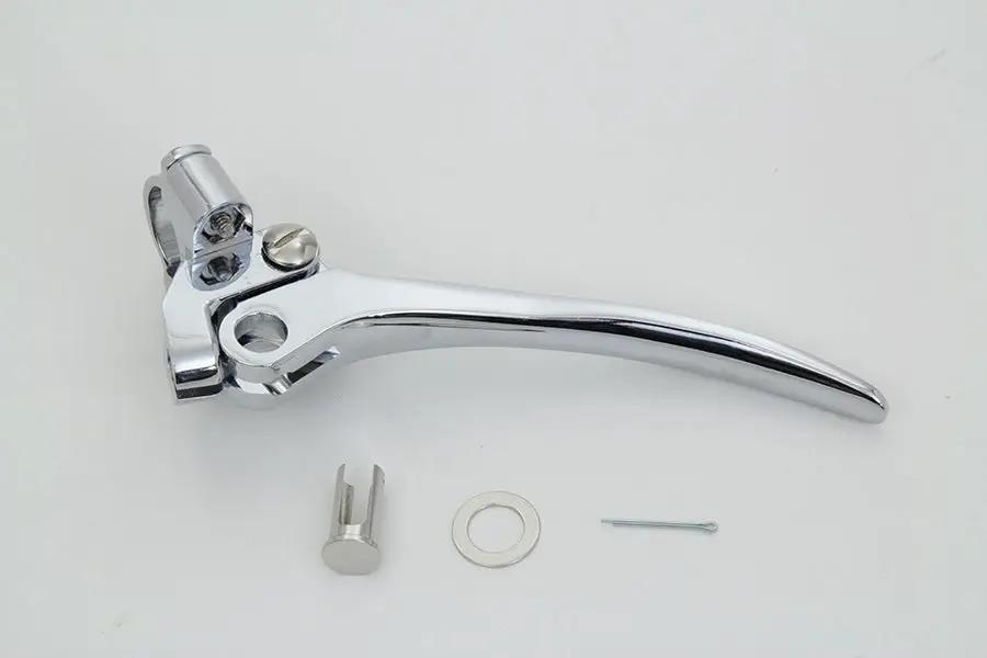 V-Twin Chrome Clutch/Brake Hand Lever Assembly for Harley Davidson FL Models - Part 07-0518 by V-Twin