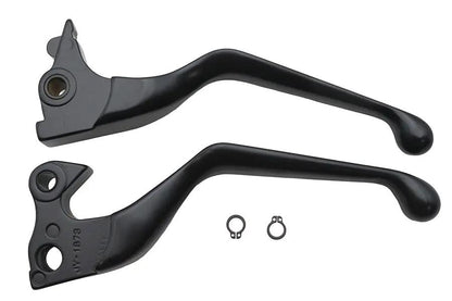 V-Twin Wide Hand Lever Kit Black for Harley Davidson XL (2014-2022) by V-Twin