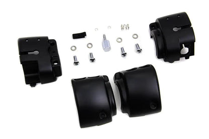V-Twin Handlebar Control Switch Housing Kit in Black for Harley Davidson FXST (2011-2020) by V-Twin